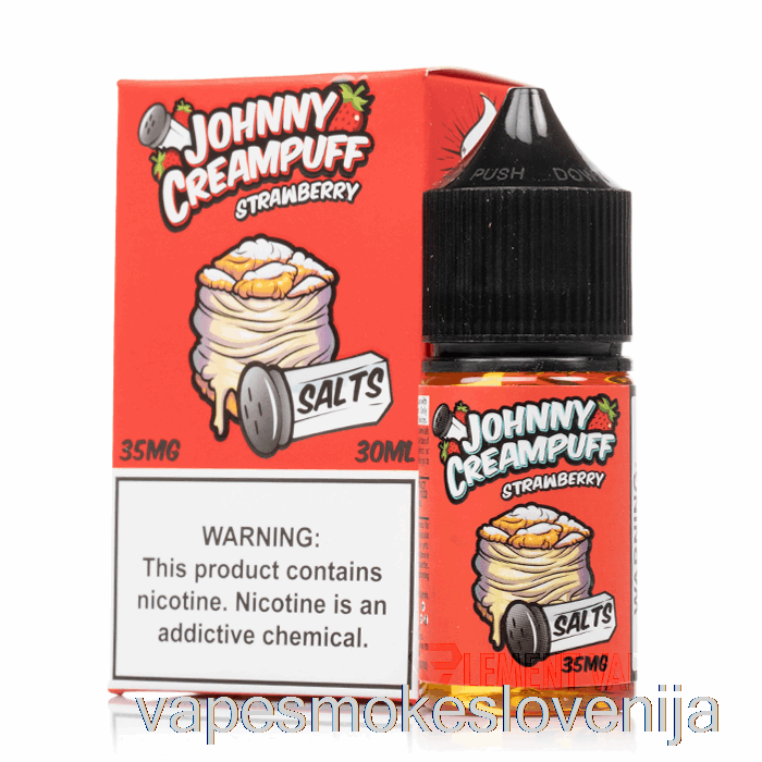 Vape Slovenija Jagoda - Johnny Kremšnite Soli - 30ml 35mg